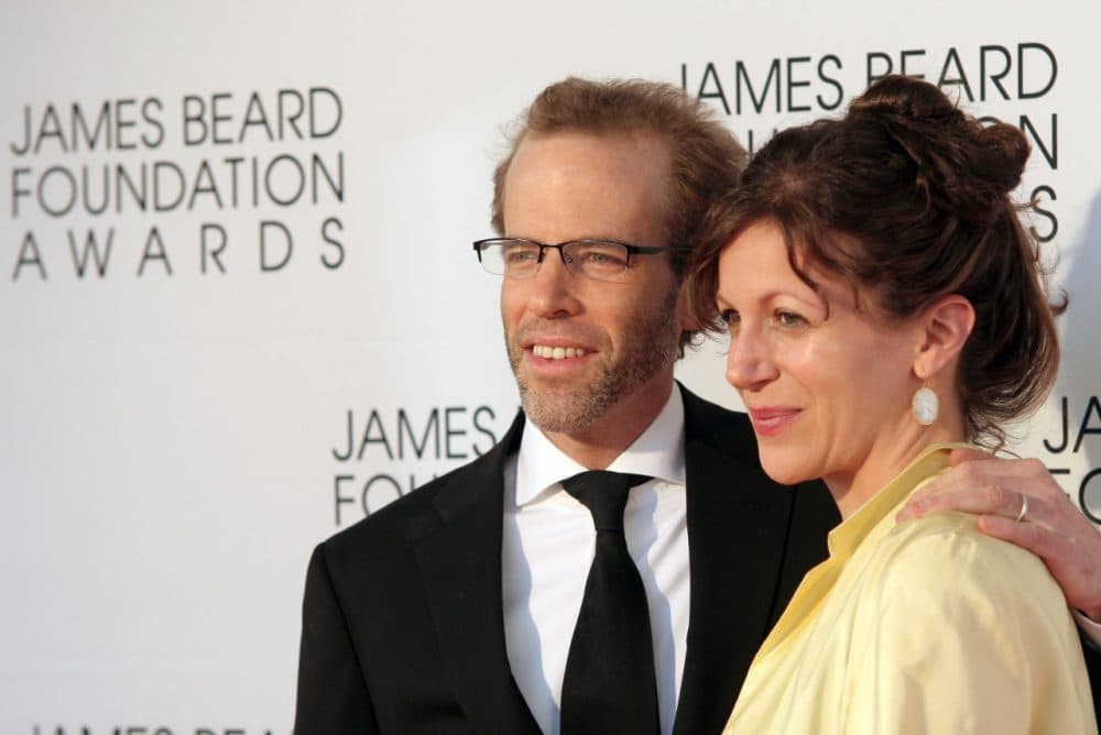 Restauranteur Dan Barber and his wife Aria Beth Sloss arrive at the James Beard Foundation Awards Gala. (Andy Kropa/Invision/AP)