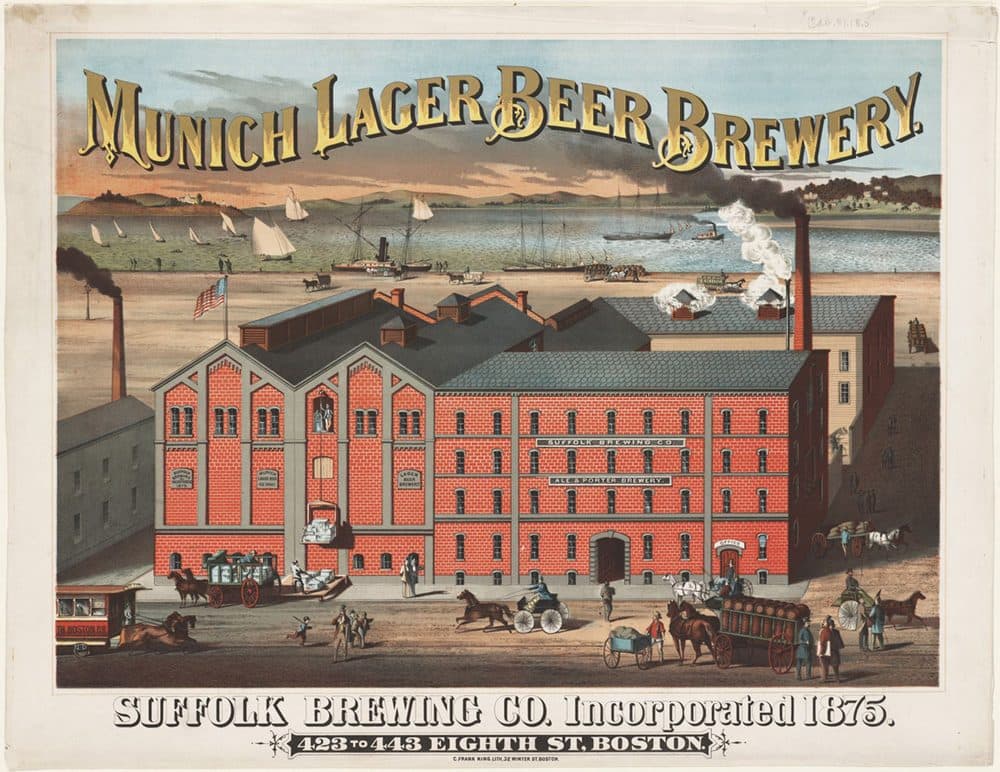The Suffolk Brewing Co., also known as the Munich Lager Brewery (Boston Public Library via Norman Miller)