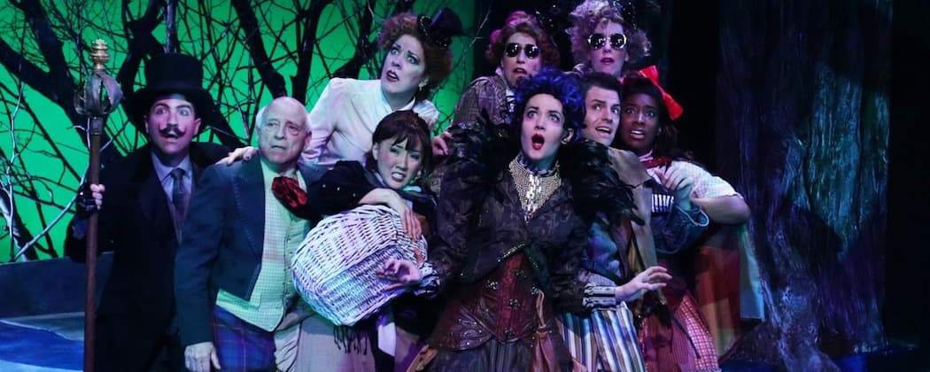 The cast of &quot;Into the Woods&quot; at the Lyric Stage Company of Boston. (Mark S. Howard)