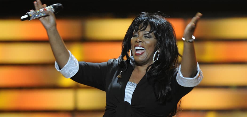 Donna Summer performing as a special guest during the finale of &quot;American Idol&quot; in 2008. (AP Photo/Kevork Djansezian, File)