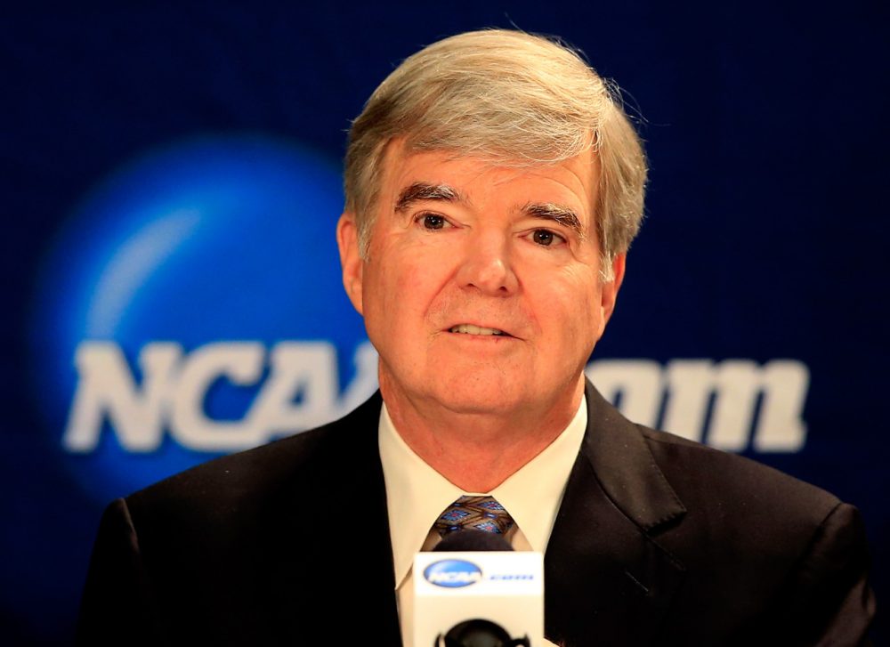 Charlie Pierce was in the courtroom this week as NCAA President Mark Emmert defended the league against accusations of anti-trust violations. (Jamie Squire/Getty Images)
