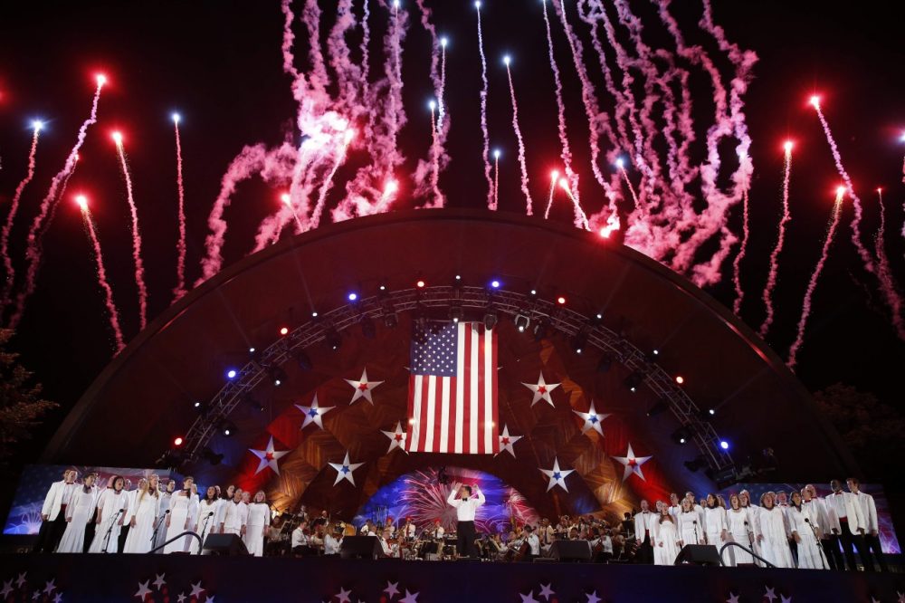 Last year's Boston Pops Fourth of July Concert featured a number of artists with local connections. This year The Beach Boys will perform. (Michael Dwyer/AP)