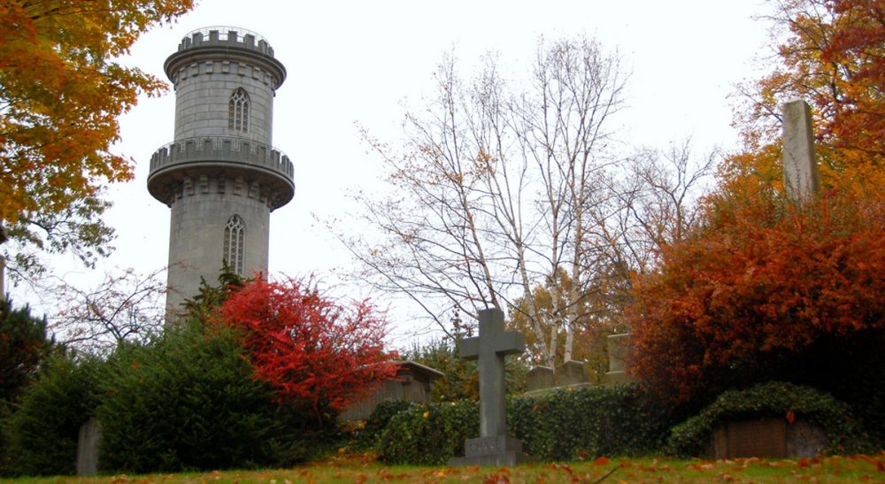 Are the great civil engineering feats behind us? Pictured: A view of Washington Tower, Mount Auburn Cemetery. (Chris Devers/flickr)