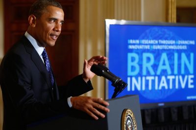 &quot;We still haven’t unlocked the mystery of the three pounds of matter between our ears. That knowledge could be -- will be -- transformative,” President Obama said in announcing the BRAIN (Brain Research through Advancing Innovative Neurotechnologies) Initiative on April 2, 2013, at the White House. (Charles Dharapak/AP)