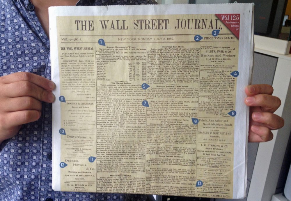 The Wall Street Journal - The front page of The Wall Street