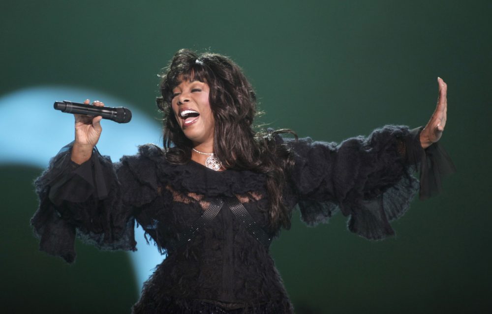 Donna Summer performing at the Nobel Peace concert in Oslo, Norway. (John McConnico/AP)