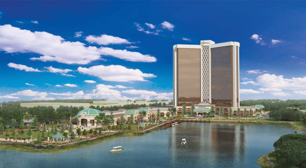 A rendering of the proposed casino. 