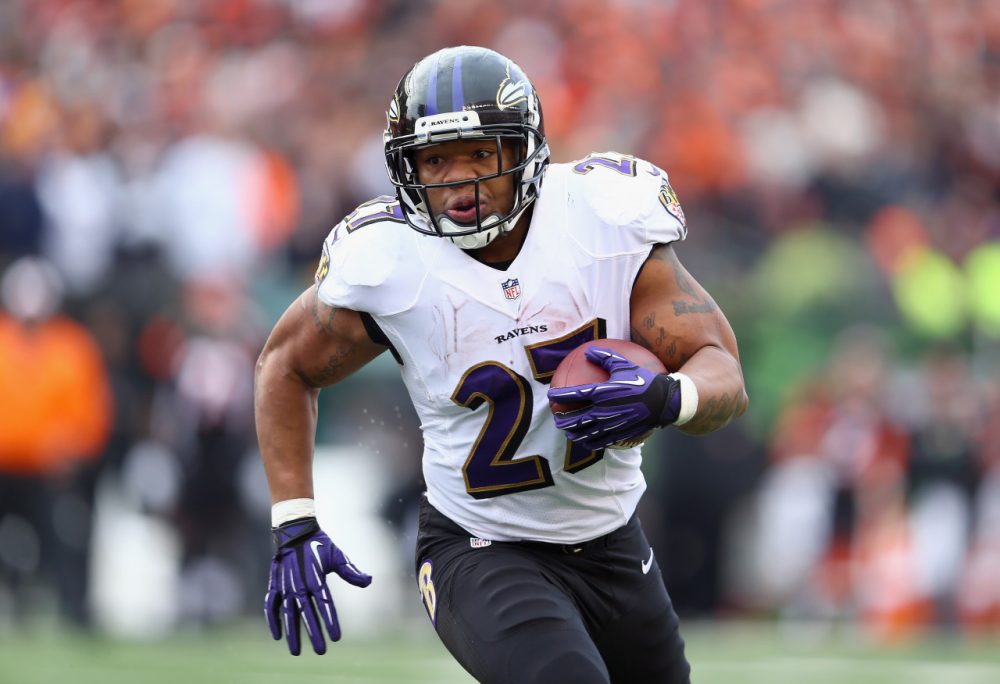 Baltimore Ravens wide receiver Ray Rice will return to the field on September 21, after serving a two game suspension. (Andy Lyons/Getty Images)
