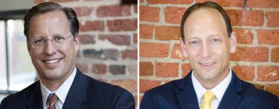 Republican candidate David Brat (left), who defeated Rep. Eric Cantor in the primary, will face Democrat Jack Trammell in November. (Facebook)