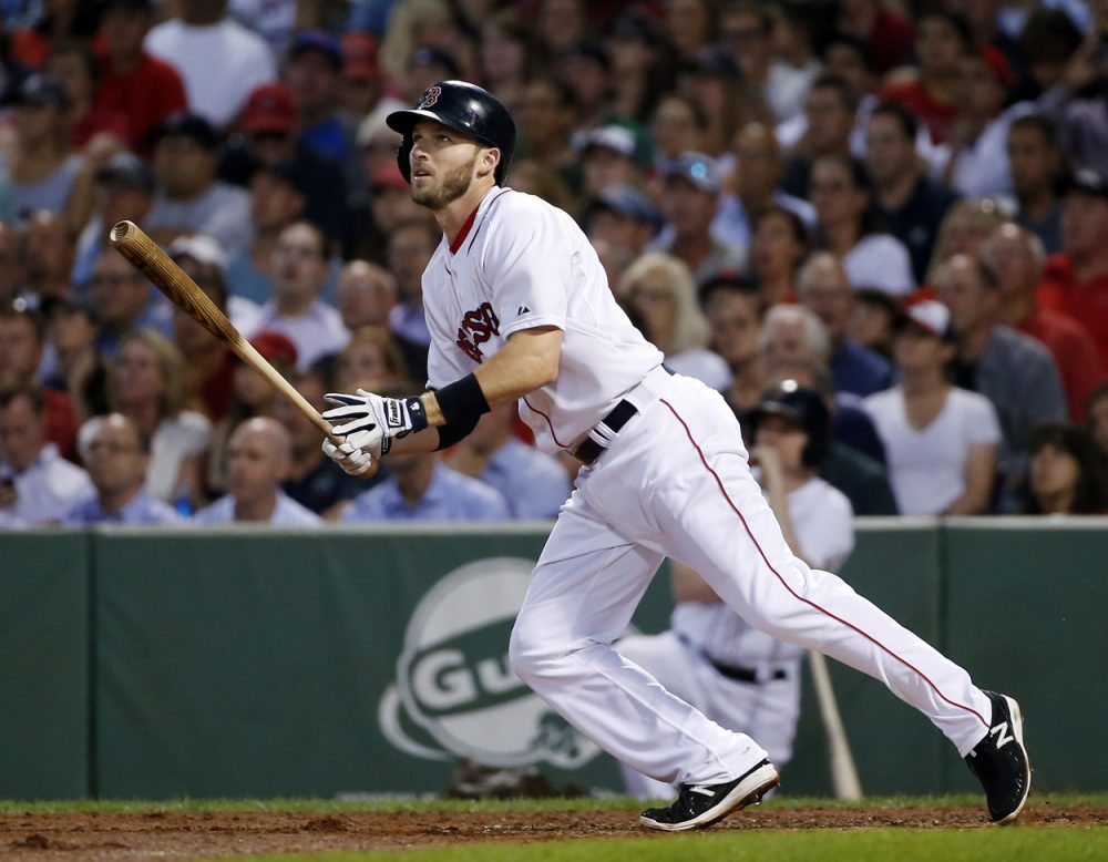 Boston Red Sox's Stephen Drew at bat during a game against the Toronto Blue Jays Wednesday. (Elise Amendola/AP)