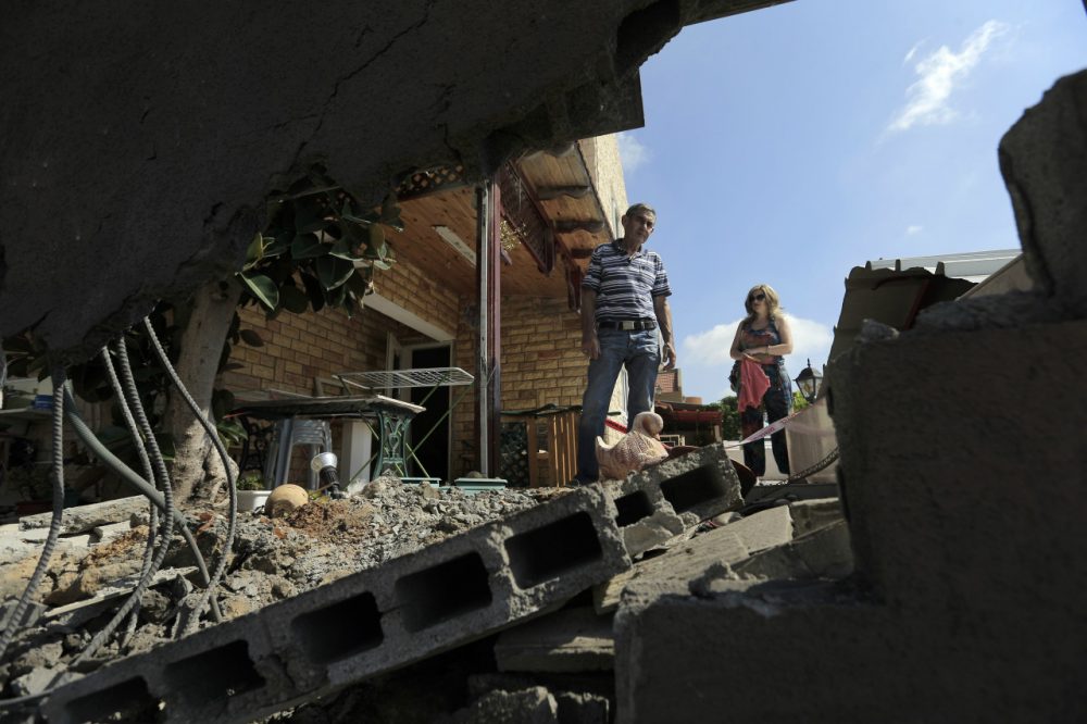 Barry Shrage: &quot;No nation anywhere can be expected to tolerate assaults on its citizens, and Israel has every right to defend itself vigorously and decisively.&quot; Yerechmiel Steinberg looks at the damages of his home after a rocket fired by Palestinian militants in Gaza landed in the southern town of Sderot, Thursday, July 3, 2014. Israeli military carried out airstrikes on the Gaza Strip after Palestinian militants fired rockets into Israel early Thursday. The Israeli military said the air force struck 15 &quot;terror sites&quot; in Gaza. &quot;The targets included weapons manufacturing sites as well as training facilities,&quot; a military spokesman said. (Tsafrir Abayov/AP)