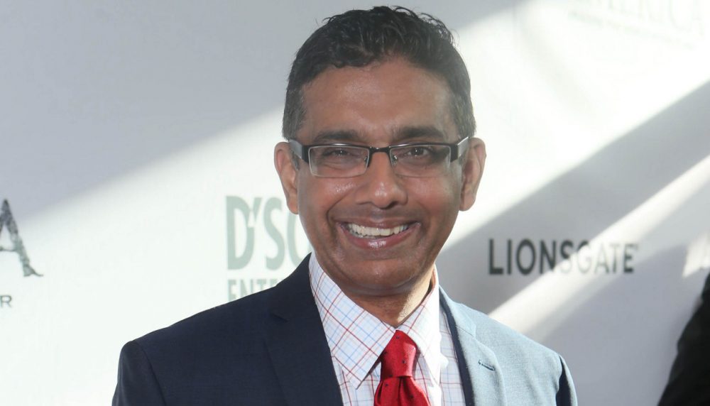 Writer/Exec. Producer/Co-Director Dinesh D'Souza seen at the World Premiere of 'America: Imagine The World Without Her' at Regal Cinemas LA Live on Monday, June 30, 2014, in Los Angeles, CA.  (AP)