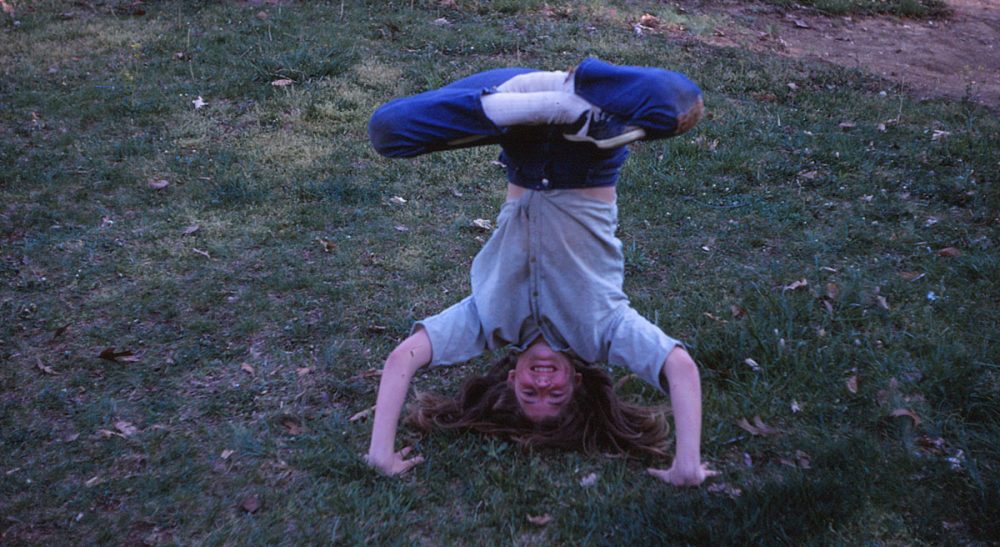 Even a kid who hates camp can take away a valuable life lesson. 
Pictured: The author, age 11, at Camp Louise, where she figured out that friendships can start with headstands and cartwheels. (Sam Brody/Courtesy)