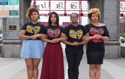 The slam poetry team from the Nuyorican Poet's Cafe in New York, NY is the first all-female team to represent the tri-state area at the National Poetry Slam (Greenelight Photography/Courtesy).