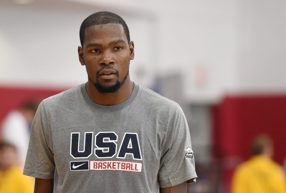 NBA MVP Kevin Durant has withdrawn from Team USA, citing exhaustion. (Ethan Miller/Getty Images)
