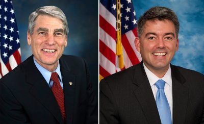 In Colorado's Senate race, Democratic U.S. Senator Mark Udall (left) is being challenged by Colorado Congressman Cory Gardner (right). (U.S. Senate, U.S. House)