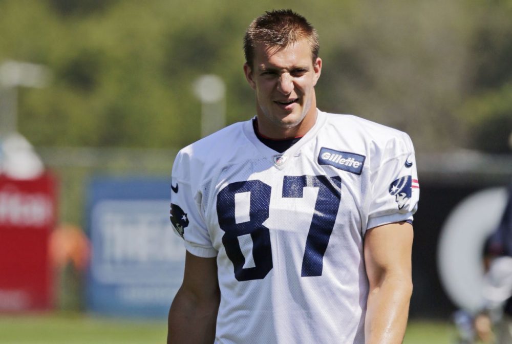 Tight end Rob Gronkowski played just seven games in 2013. (Charles Krupa/AP)