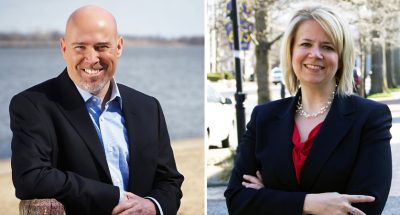 Republican Tom MacArthur and Democrat Aimee Belgard are facing off in New Jersey's third congressional district. (tmac4congress.com / belgardforcongress.com)