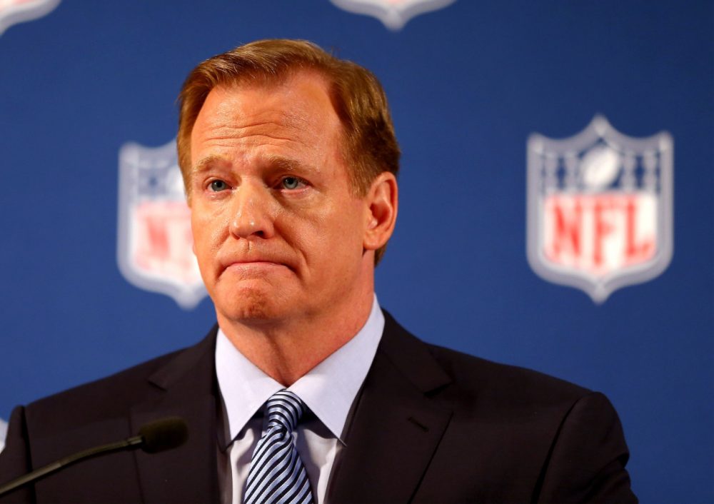 Crisis management expert Gene Grabowski believes the NFL should be more proactive in its handling of the domestic abuse scandal. (Elsa / Getty Images)