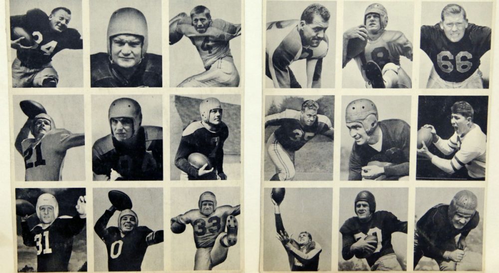 Steve Almond: &quot;When I wrote my new book criticizing football, I expected tons of hate mail. What I didn’t expect was support.&quot; Pictured: This 1948 rare uncut set of Bowman football trading cards shown at the Metropolitan Museum of Art in New York, ushered in the modern era of football cards. (Kathy Willens/AP)