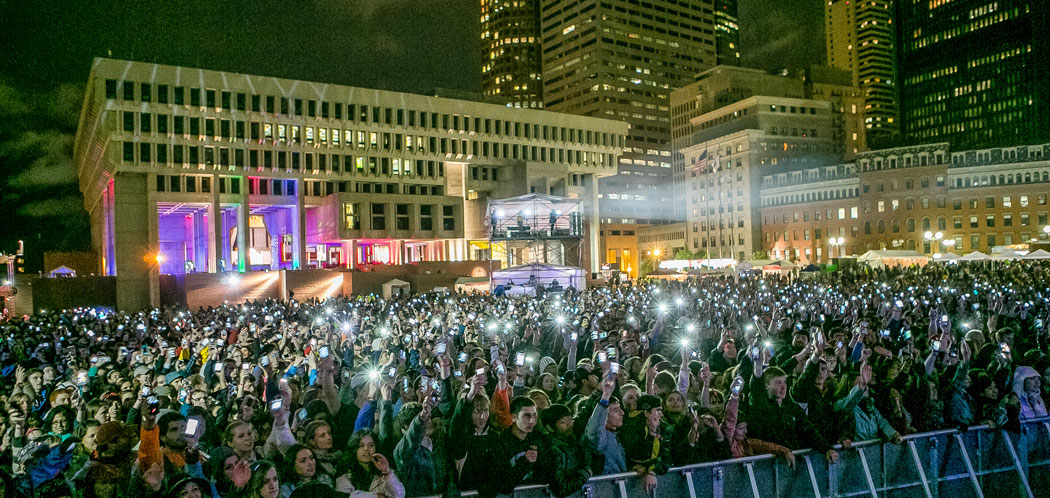 The Boston Calling concert at Boston City Hall Plaza in 2013. (Mike Diskin)
