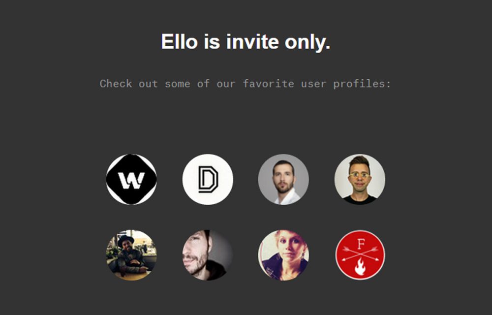 The new social network site Ello is described as the &quot;anti-Facebook&quot; because it pledges not to be ad-free. (Ello)