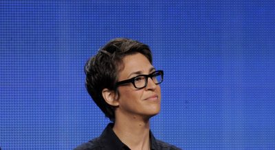 Nick Paleologos: &quot;Rachel Maddow knows how to tell the whole story, which is what true journalism is all about.&quot; Pictured: Rachel Maddow, host of The Rachel Maddow Show. (Chris Pizzello/AP)