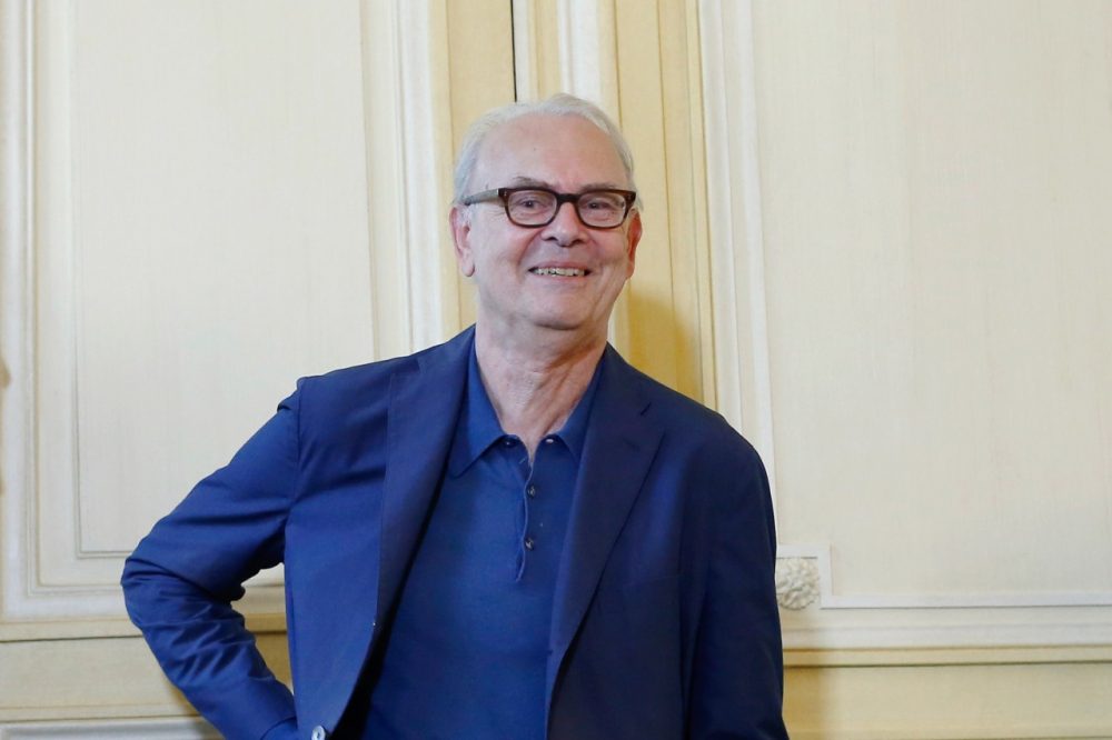 Patrick Modiano arrives for a press conference in Paris, on October 9, 2014, following the announcement of his Nobel Literature Prize earlier in the day. Modiano, a historical novelist haunted by France's painful experience of Nazi occupation and his own childhood wounds, won the Nobel Literature Prize today. (Thomas Samson/AFP/Getty Images)