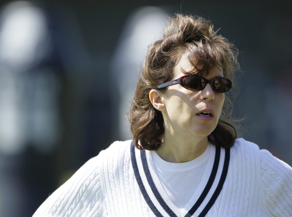 Former Oakland Raiders CEO Amy Trask is one of &quot;We Need To Talk's&quot; 12 commentators. (Eric Risberg/AP)