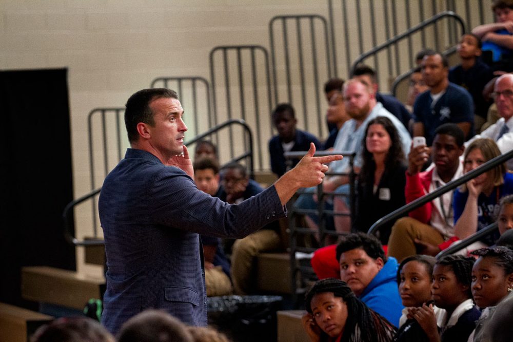 Addiction destroyed Chris Herren's basketball career. That downfall is the basis for his second career as a public speaker. (Jesse Costa/Only A Game)