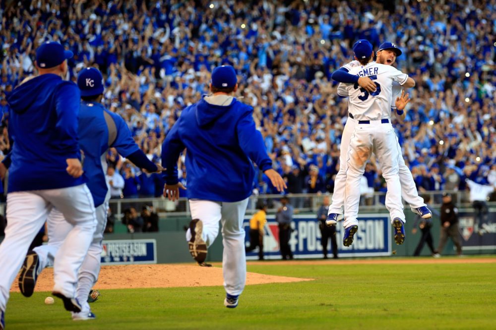 What, you didn't see this coming? The Kansas City Royals are World Series-bound. (Jamie Squire/Getty Images)
