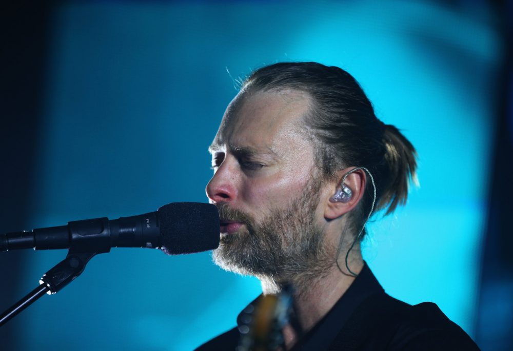 Thom Yorke of Radiohead performs at Vector Arena on November 6, 2012 in Auckland, New Zealand.  (Phil Walter/Getty Images)
