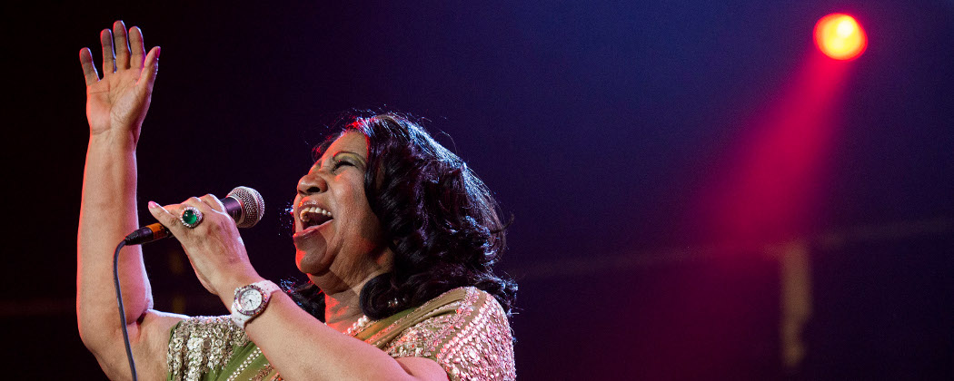 Aretha Franklin performs at a concert in 2013. (Charles Sykes/Invision/AP)