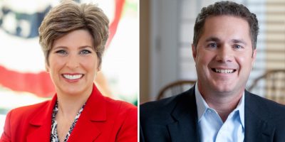 Republican State Sen. Joni Ernst and Democratic Congressman Bruce Braley are vying for a U.S. Senate seat in Iowa. (Google+/U.S. House)