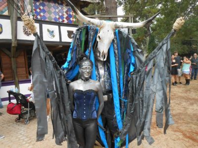The Texas Renaissance Festival is celebrating its 40th year by holding events including a costume contest. Pictured is one of the participants. (Facebook)