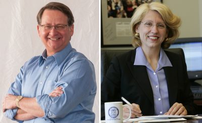 Democratic Congressman Gary Peters and Michigan's former secretary of state Terri Lynn Land are vying for the Senate seat being vacated by Carl Levin. (petersformichigan.com / State of Michigan)
