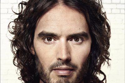 Comedian and actor Russell Brand, on the cover of his new book, &quot;Revolution.&quot; (Penguin / Random House)