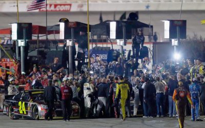 Last Sunday's race in Texas ended with a dispute between Brad Keselowski and Jeff Gordon. (Tom Pennington/Getty Images)