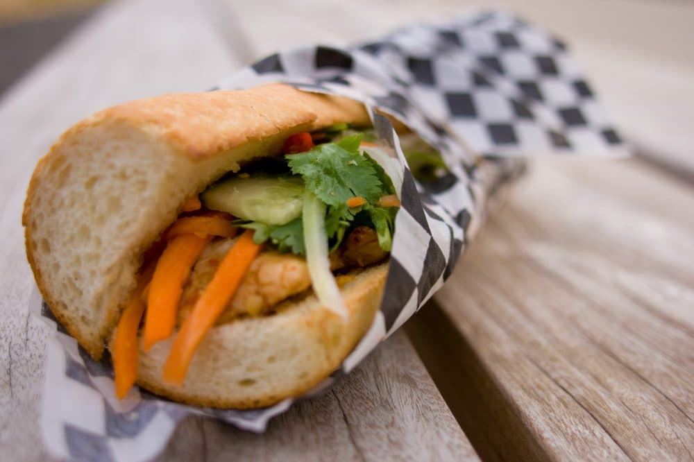 The Vietnamese sandwich referred to as bánh mì is one of the latest additions to the American Heritage Dictionary. (Trevor Pritchard/Flickr)