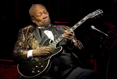  Blues Legend B.B. King performs his 10,000th concert at B.B. KIng Blues Club &amp; Grill in Times Square on April 18, 2006 in New York City.   (Astrid Stawiarz/AFP/Getty Images)