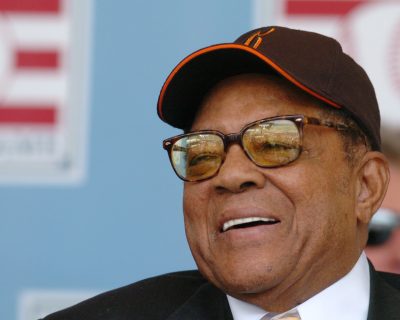 Mays was inducted into baseball's Hall of Fame in 1979. (A. Messerschmidt/Getty Images)