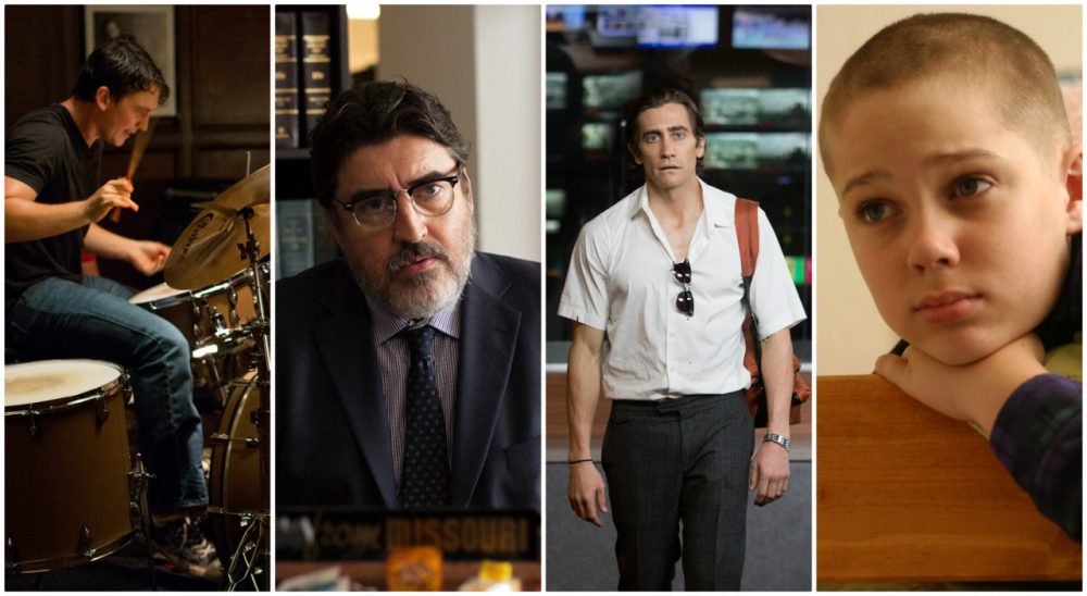 At the movies, this year was all about taking chances. Pictured: (L-R) Stills from &quot;Whiplash,&quot;  &quot;Nightcrawler,&quot; &quot;Love Is Strange,&quot; and &quot;Boyhood.&quot; (All photos courtesy/AP)
