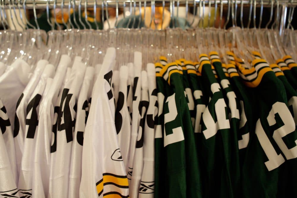Before a jersey -- or some other piece of sports merchandise -- gets shipped to your home, chances are good it passed through a giant Ohio warehouse. (Jamie Squire/Getty Images)