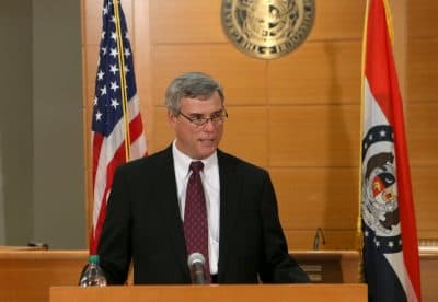 St. Louis County Prosecutor Robert McCulloch announces the grand jury's decision not to indict Ferguson police officer Darren Wilson in the shooting death of Michael Brown on November 24, 2014, at the Buzz Westfall Justice Center in Clayton, Missouri.(Cristina Fletes-Boutte/Getty Images)