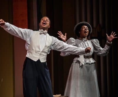 Elijah Rock and Harriet D. Foy in &quot;Breath and Imagination&quot;