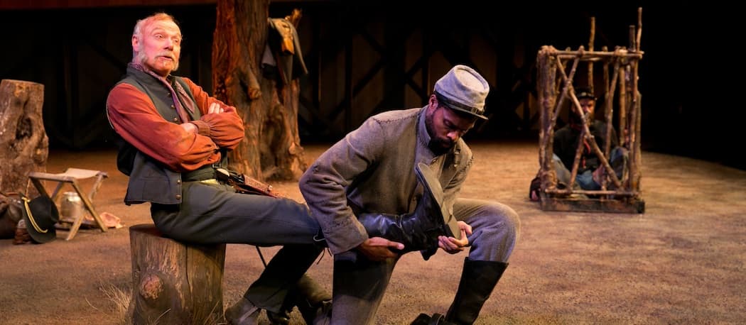 Ken Marks and Benton Greene in &quot;Father Comes Home from the War&quot; at the American Repertory Theater. (Ken Marks and Benton Greene in &quot;Father Comes Home from the War&quot; at the American Repertory Theater. (Evgenia Eliseeva/A.R.T.)