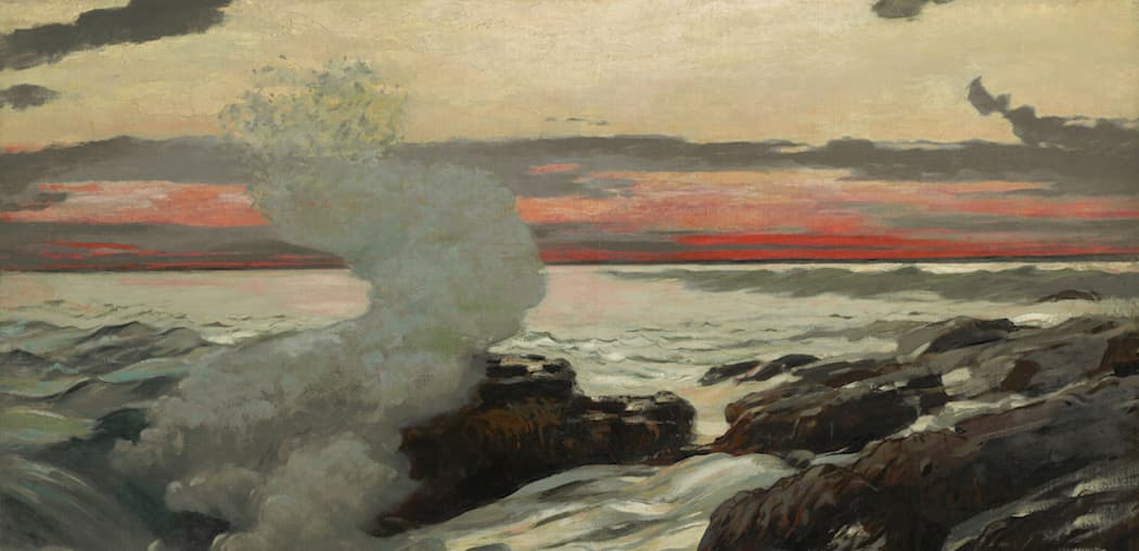 &quot;West Point, Prout's Neck&quot; (1900) by Winslow Homer at Clark Art Institute.