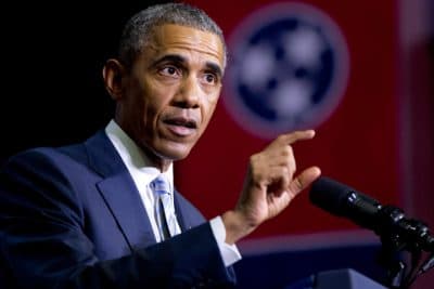 This Jan. 9, 2015, file photo shows President Barack Obama speaking at Pellissippi State Community College, in Knoxville, Tenn. President Obama is turning to his biggest television audience of the year to pitch tax increases on the wealthiest Americans and put the new Republican Congress in the position of defending top income earners over the middle class. (AP)