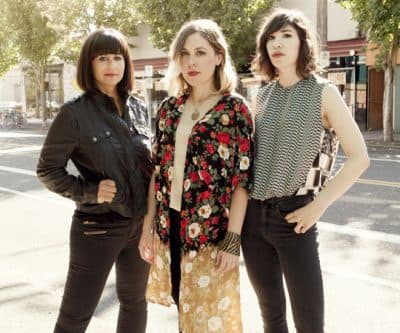 Sleater-Kinney is (from left) Janet Weiss, Corin Tucker and Carrie Brownstein. (Brigette Sire)
