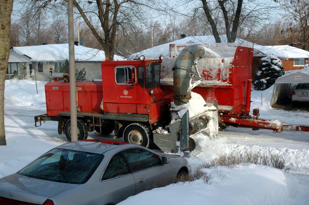 Snow removal operations in Montreal. (Doug Caribb/Flickr)